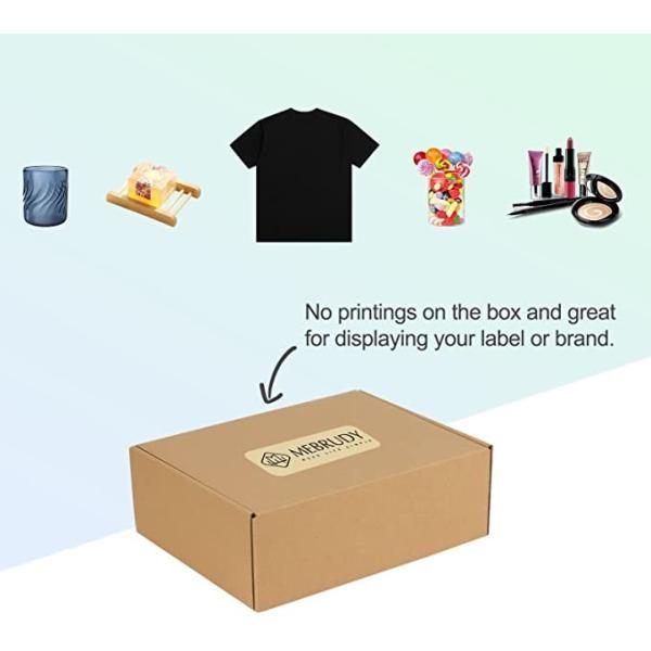 Customized Logo CMYK Corrugate Mailing Box For Small Business Simple Mailers Carton