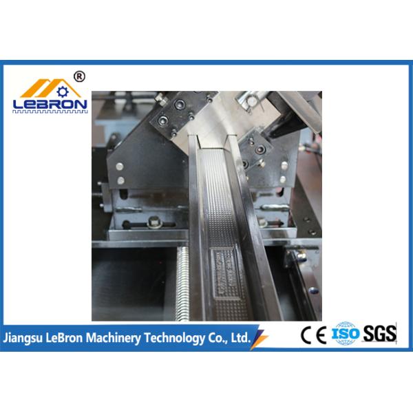 Yellow Blue color High strength smooth straight door frame cold roll forming machine automatic type PLC system control