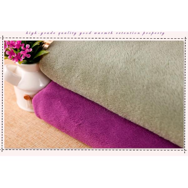 100% polyester double sides warm cuddle soft handle velboa fabric for bedding