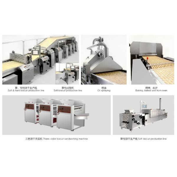 PD1000 Hard And Soft Biscuit Production Line Center Filled Biscuit Machine Sandwich Biscuit Processing Machinery