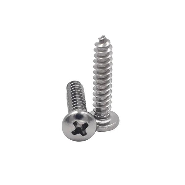 Self Tapping Stainless Steel Screws Pan Head SS 316 & 304 19mm M8 Full Thread Screws