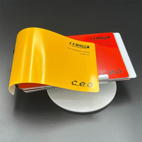 6.5mil TPU Sunflower Yellow Color PPF 1.52m X 15m Color Auto Paint Protection Film