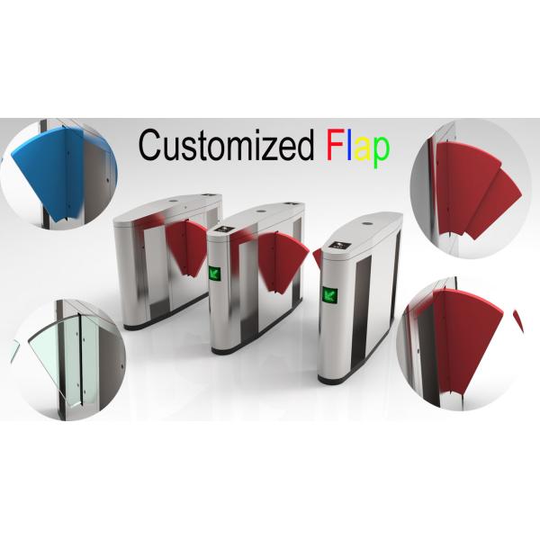 Automatic Flap Barrier Entrance Rfid Access Control , Rfid Flap Barrier Gate
