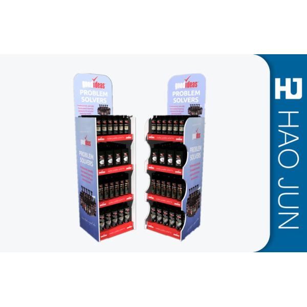 Free Standing Cardboard Display Stands For Food , Eco - Friendly