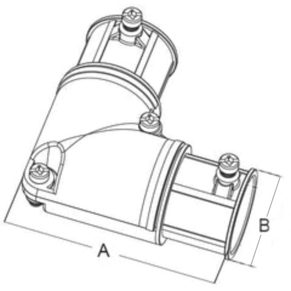 EMT Fittings Zinc Die Cast 90 Degree Inside Corner Set Screw Pull Elbows