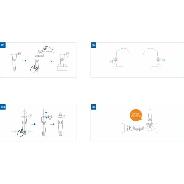 Self Test Rapid Diagnostic Test Kit Simple Operation SARS COV 2 Antigen Test Kit