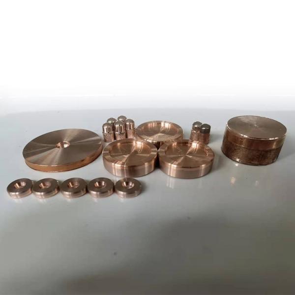 Polished W75Cu25 Tungsten Copper Alloy Rods 300mm Max Length