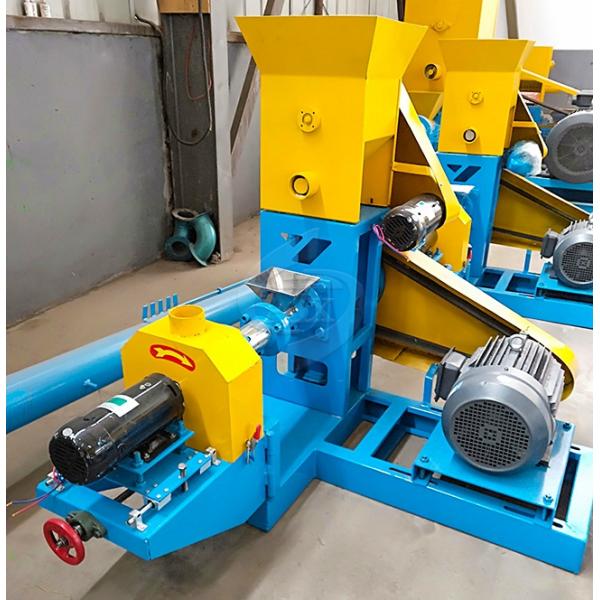 Automatic Fish Feed Making Machine , 220V 380V Floating Fish Feed Machine