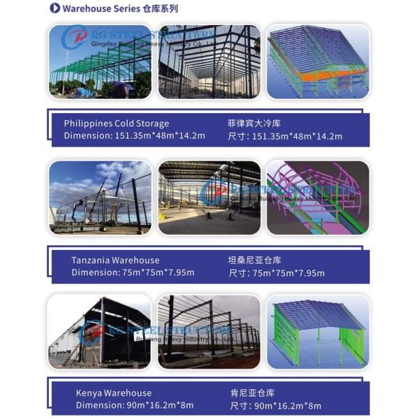 Environmentally Friendly Prefabricated Steel Structure Metal Building Construction Agricultural Barn