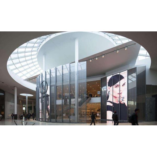 ISO14001 Interactive Creative Transparent Led Window Display ODM 1/ 11 Scan