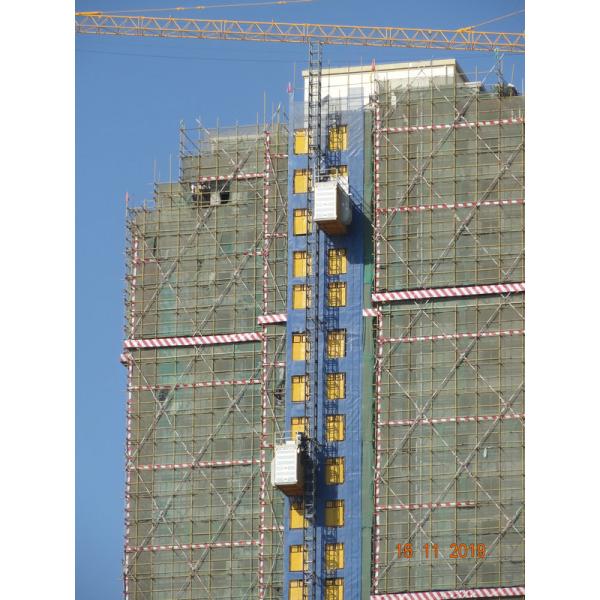 SC300/300 Heavy Load And High Lifting Speed Temporary Elevator For Construction