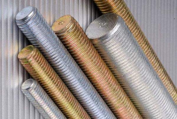 Long Metric High Strength All Thread Rod Carbon Steel Material M4 / M5 / M8 / M10