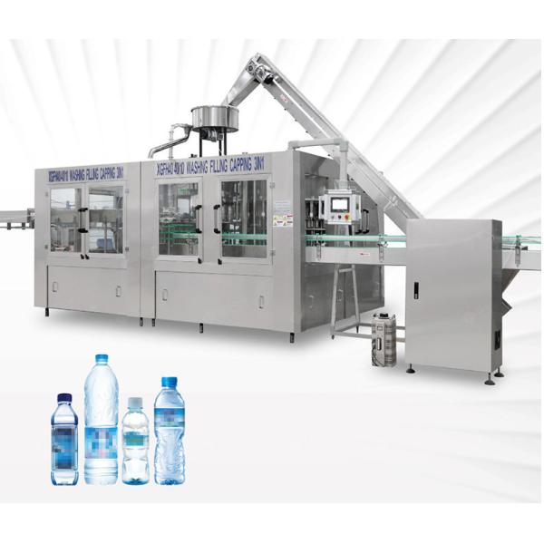 Small Bottle 3 In 1 Water Filling Machine 500ml Aseptic Juice Filling Machine
