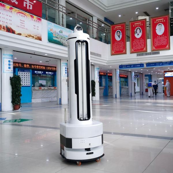 China Smart Bacteria Killing Ultraviolet Disinfection Virus Killing Robot wholesale
