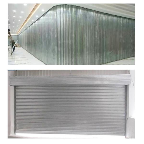 Windproof Fire Rated Roller Shutter Door Steel 8x10 Roll Up Door Anti Theft