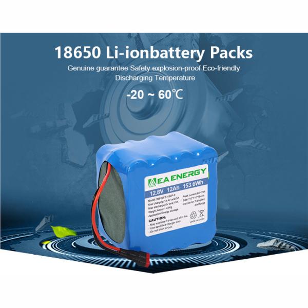 153.6Wh Lithium Iron Phosphate Battery Pack Deep Cycle Rechargeable