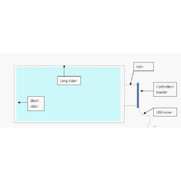 Lcd Dispay Large Multi Touch Screen Wall 80 Inch Nano Pet Semi Transparence Gray Foil