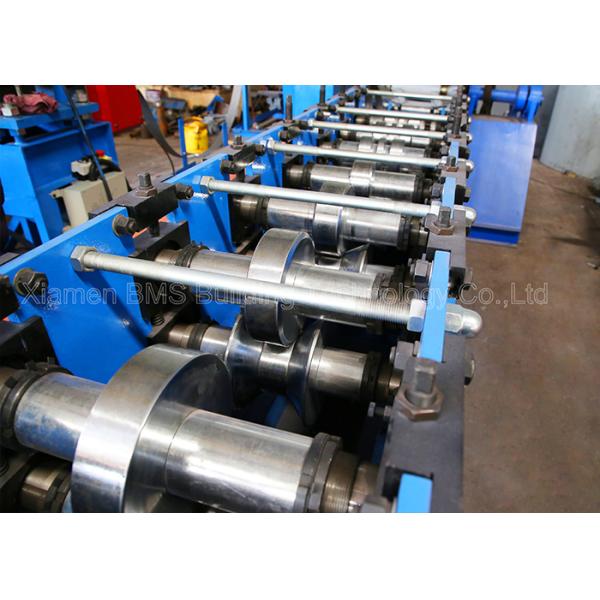 CE Shelf Column Cold Roll Forming Machine With Encoder And PLC Control Style