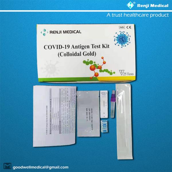Renji Medical SARS-CoV-2 Home Test Kit Colloidal Gold Immunochromatography