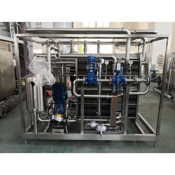 Depend Machine Capacity Plate Juice UHT Sterilizer Milk Pasteurizer Machine in Polish