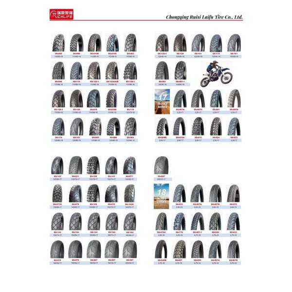 Motorcycle Tire Talwan Technology Prosperstone Type 120/80-12 Customized Motorcycle Parts