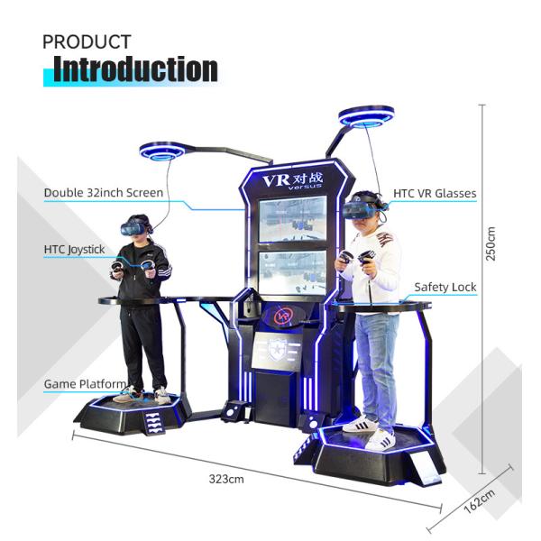 Indoor Vr Gaming Platform 9d VR Flight Shooting Game Simulator