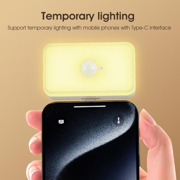 Tuya WIFI PIR Motion Sensor Human Body Sensing Smart LED Night Light Detection App Voice Works With Alexa Google Home Suitable For Bedrooms, Kitchens,