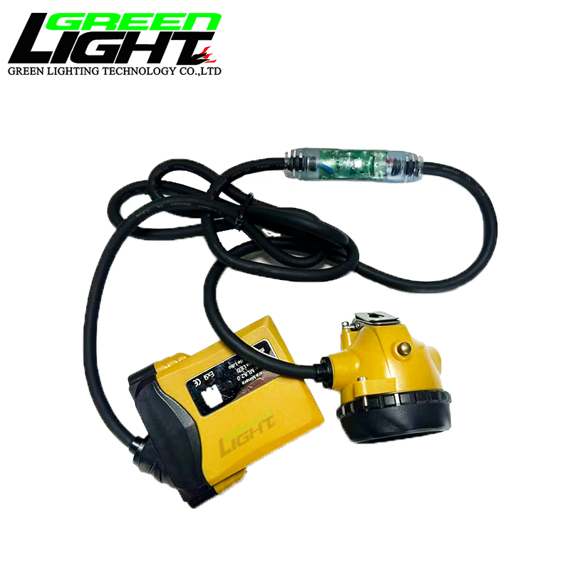 Corded Mining Cap Lamp for Underground Coal Mining Atex Explosive Environments Headlight Headlamp IP68