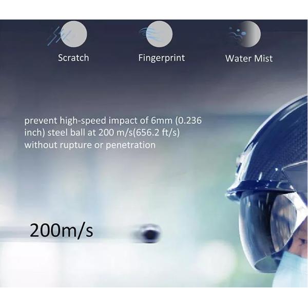 Rapid Emergency Response Smart Infrared Helmet Quick Temperature Check Intelligent