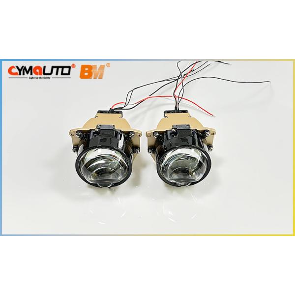 60w / 70w Car LED Light Headlight Bulb Dustproof Bi Laser Projector Lens
