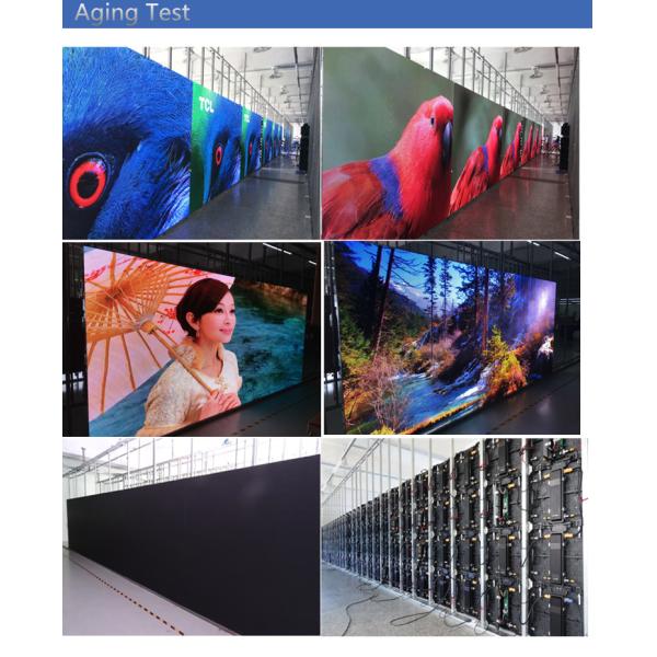 250x250MM Module Size Outdoor Video Display Screens SMD1919 Pure Black LED Type