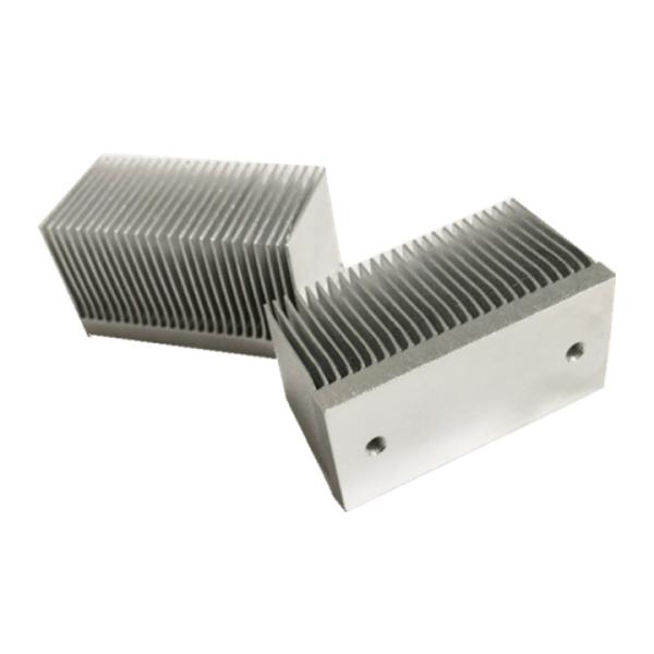 Aluminum Die Casting Parts CNC Machining Custom Flat Fins / Spatula Radiator