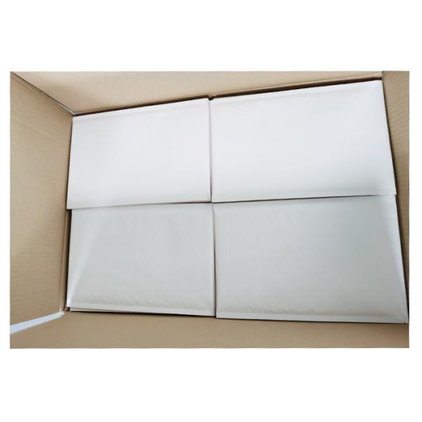 White Kraft 6x9 Inch Bubble Padded Mailers 2 Sided Protection