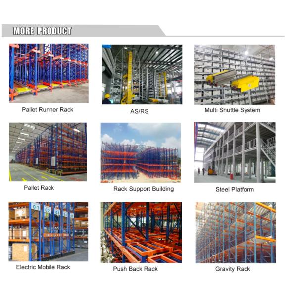 Warehouse Economic Space Saving Radio Shuttle Pallet Racking System For Warehouse