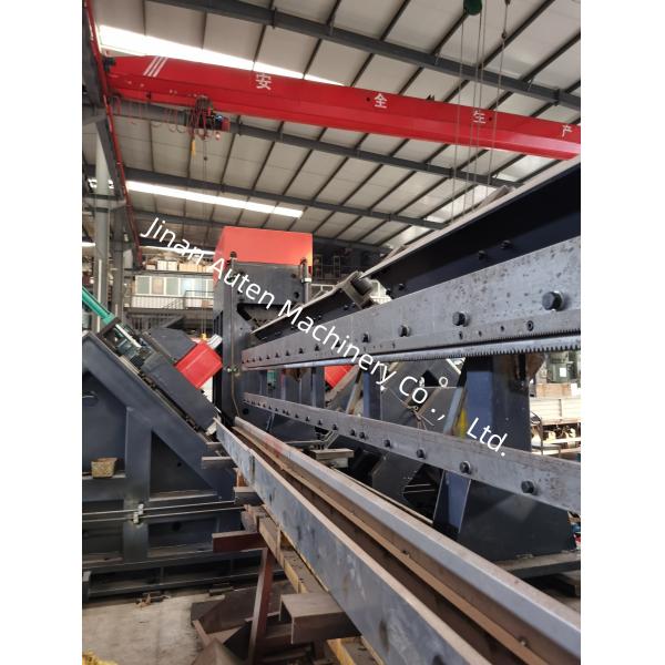 1000KN Marking Force CNC Angle Steel Drilling And Marking Machine Line 9 CNC Axes