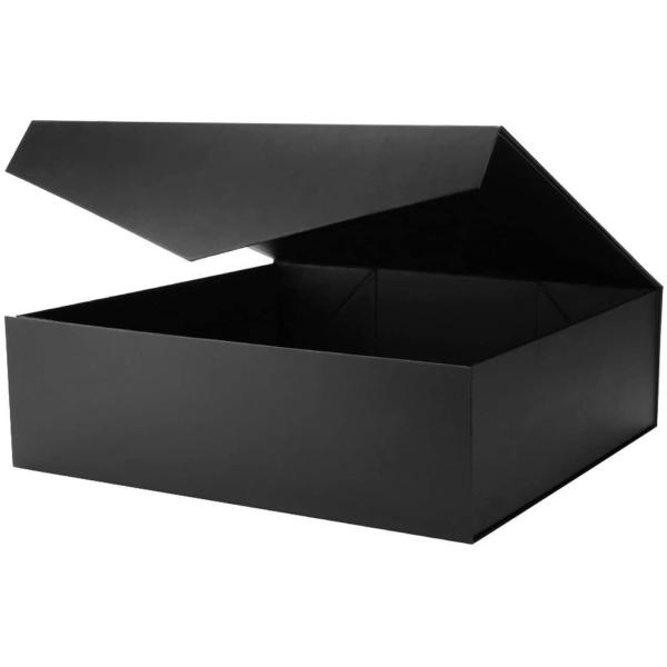 Large Magnetic Closure Folding Gift Box Glossy Garments Shoes Packaging Box
