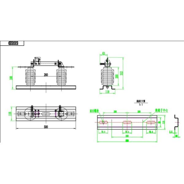 12KV Medium Voltage Vertical Break Disconnect Switch Isolator