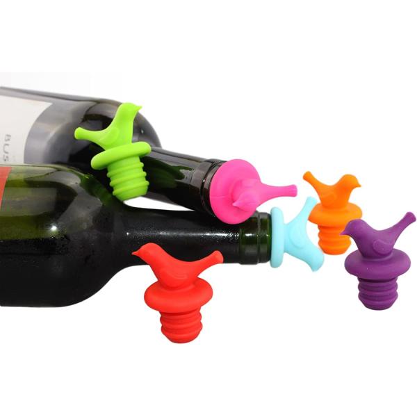 Silicone Wine Bottle Stopper Reusable For Keeping Wine Champagne Fresh