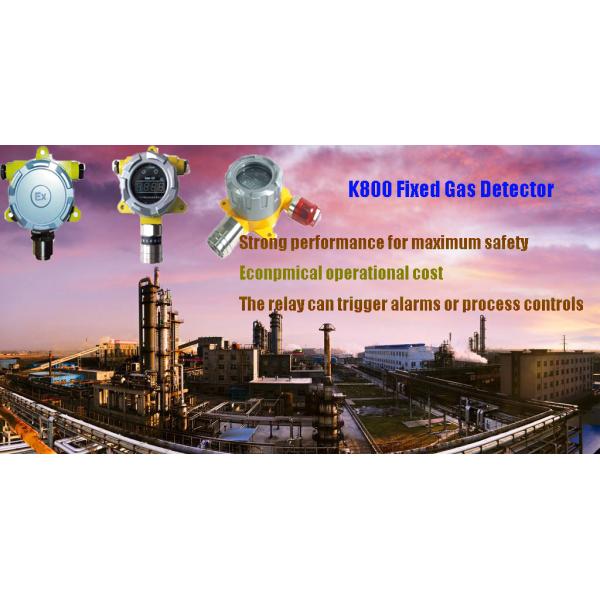 Customizable Fixed Gas Monitor NH3 Wall Mounted Type For Industrial Use