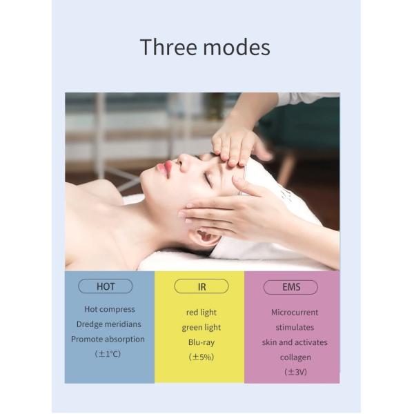 EMS Micro Current Face And Neck Lifting Massager LED Photon Handheld Beauty Device