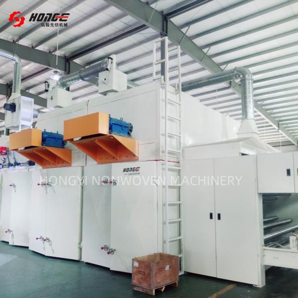 ISO9001 Polyester Thermal Bonding Wadding Production Line For Soft Wadding Felt