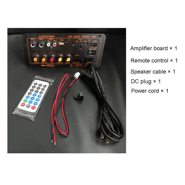 Car BT Audio Amplifier Board for Karaoke Audio Speaker Subwoofer Bass Hifi Amplificador