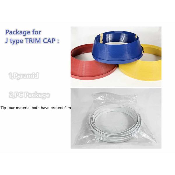 45 Meters Green Color Aluminum Plastic Trim Cap J Type 3D Letter Sign Trim Cap
