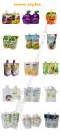 OEM Aluminum Foil Biodegradable 1.5L 3L 5L 10L Wine Drinking Stand Up With Valve