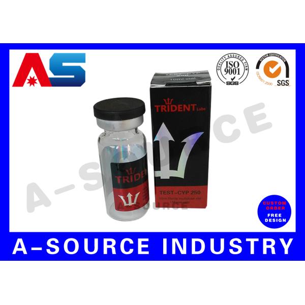 10ml Vial Boxes For Pharmaceutical Glass Vials Bodybuilding Printing 10ml labels boxes