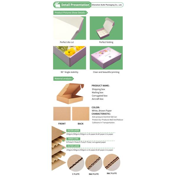 Usb Video Capture Card Cardboard Paper Mailer Box Cosmetic Skincare Corrugated Shipping Packaging Box With Insert