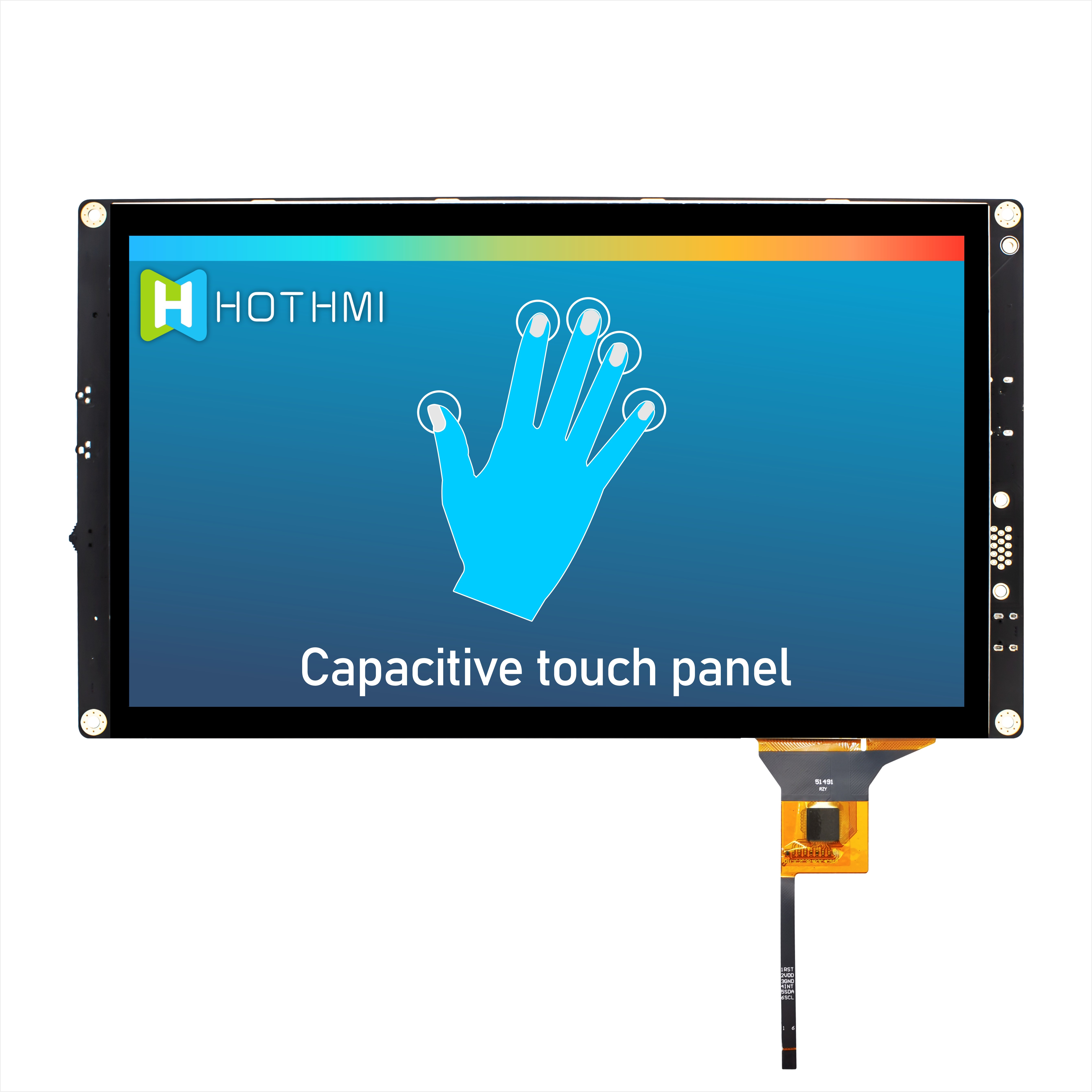 10.1 Inch Sunlight Readable TFT LCD Module | 1024x600 Rsolution Capacitive Touch