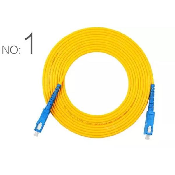 High quality Single Mode 9/125 Duplex SC/UPC-SC/UPC Fiber Optic Patch Cord