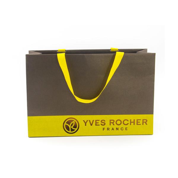 Unique Personalized Kraft Paper Gift Bags With Handles Fashionable Looking