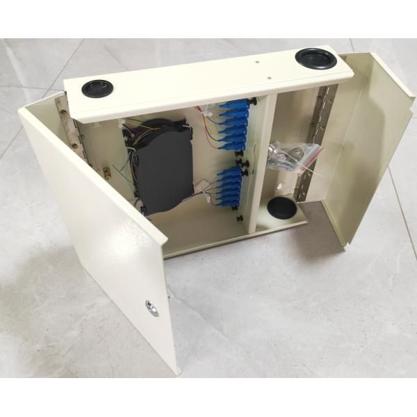 OEM Wall Mount Splice Enclosure FTTH Fiber Termination Unit 48 Core